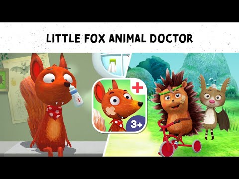 Little Fox Animal Doctor App for Kids 🩺 Be a vet and take care of the animals!