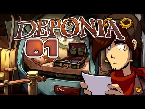 Let's Play Deponia #001 [Deutsch] [HD+] - Willkom... äh.. Tschüss!