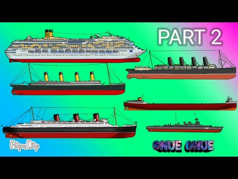SHIPS FAMOUS SINKING in FlipaClip ⚓🚢Part 2