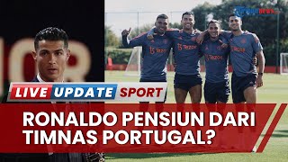 Isu Ronaldo Pensiun dari Timnas Portugal, Rekan Tegaskan CR7 Masih Ingin Kejar Piala Eropa 2024
