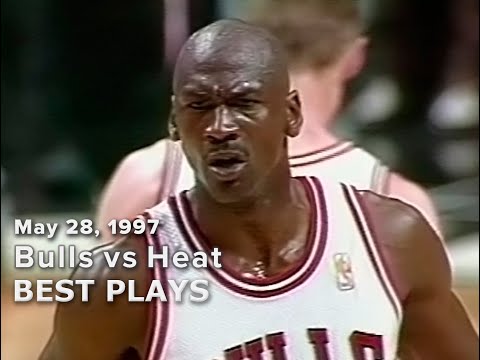 1997 Bulls vs Heat game 5 highlights