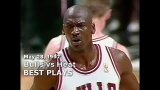 1997 Bulls vs Heat game 5 highlights