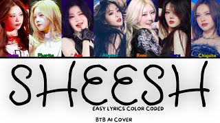 Download lagu [AI COVER] BABYMONSTER - SHEESH (PART SWITCH) - EASY LYRICS COLOR CODED mp3