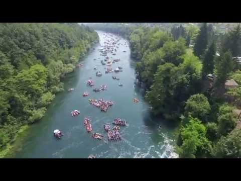 Bajina Basta Drinska Regata - 4K DJI Phantom 3 Aerial Footage Video