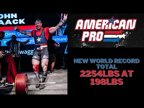 American Pro: John Haack Meet Recap | All Time World Record Total