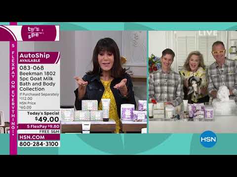 HSN | Beekman 1802 Beauty - All On Free Shipping 03.12.2022 - 02 PM