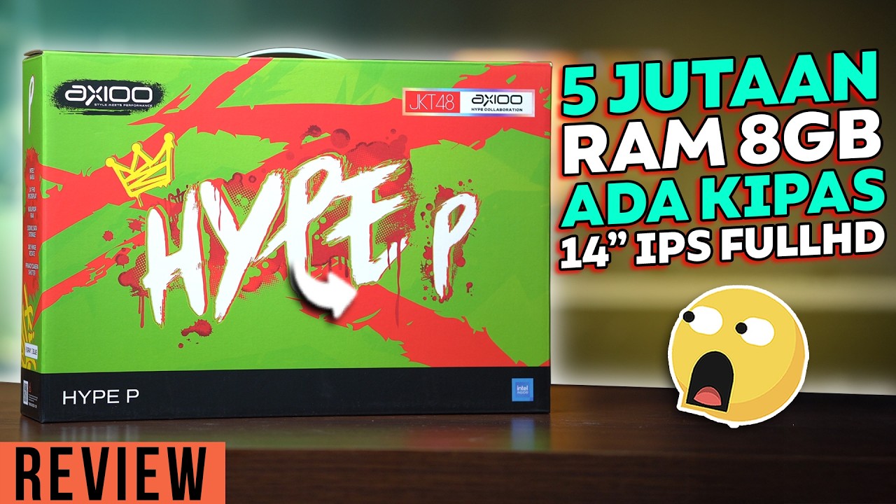 Laptop Pelajar 5 Jutaan RAM 8GB! Review Axioo Hype P