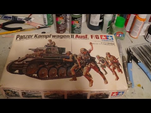 Building The Tamiya 1/35 Panzer Kampfwagen II Ausf. F/G Part 1