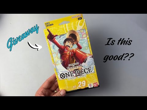 ST29 Yellow Luffy Egghead Opening