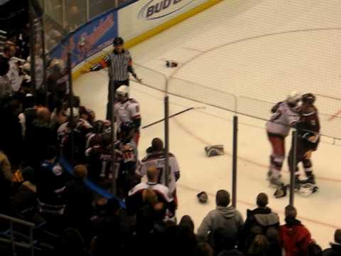 Line Brawl in Hartford