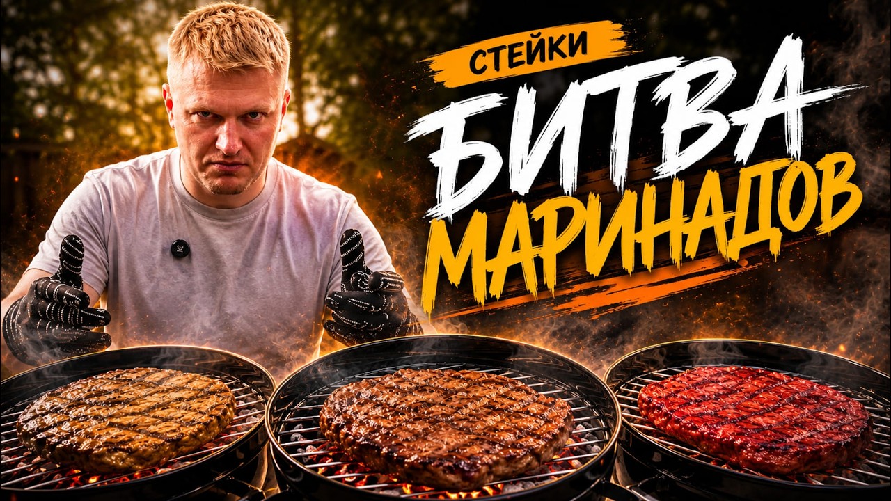 Тестим ТРИ маринада для фланк стейка. Дешёвая мраморная говядина?