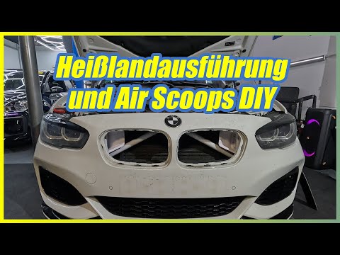 Installing a hot-climate version of the BMW M140i / B58 and air scoop(s) DIY F20 F21 F22 F23 F30 ...