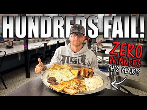 NO FINISHERS THIS YEAR!? | GIANT SECRET BREAKFAST CHALLENGE!