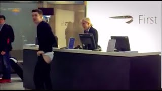Pantsed at Airport - ALOTOUSRT
