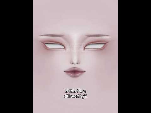 IS THIS CUSTOM MAKEUP FACE I DREW DRESS TO IMPRESS WORTHY? #drawing #dresstoimpress #roblox #dti