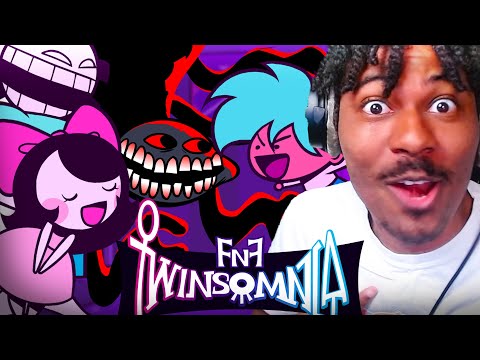 LEMON DEMON IS BACK AND WANTS THE SMOKE!!!!! | Friday Night Funkin' Twinsomnia Mod ( Boy N Girl)
