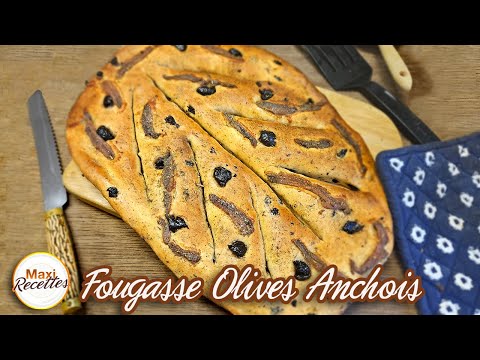 Fougasse Olives Anchois Recette Facile