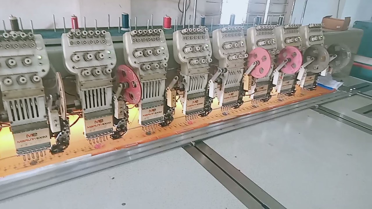 new embroidery sequence machine