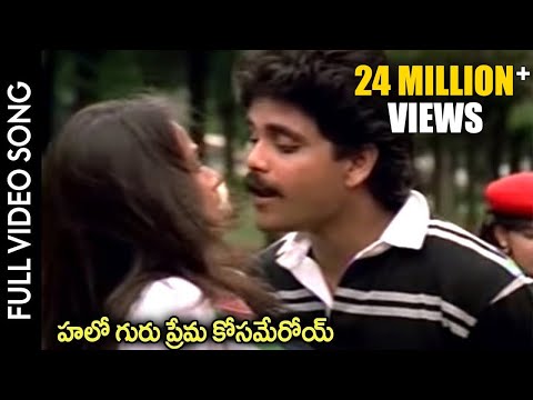 Nirnayam Movie || Hello Guru Prema Kosam Video Song || Nagarjuna, Amala || Shalimarcinema