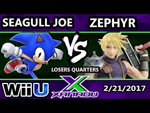 S@X 190 - InC | Seagull Joe (Sonic) Vs. Zephyr (Cloud) - SSB4 Losers Quarters - Smash for Wii U