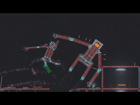 Brick Golem vs Pumpkin Brick Golem in People Playground