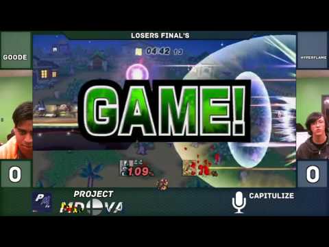 Project M @ Xanadu 11/2/16 Losers Finals - Goode (Zelda, Sonic) vs Hyperflame (Wolf)