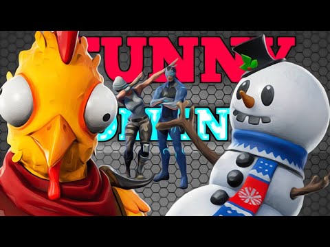 Funny Moments | The Chicken Nugget Snowpals!! | Fortnite W/ Mini Crow