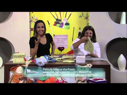 Mulher.com 05/02/2013 Vivi Prado - Caixa forrada em tecido  1/2