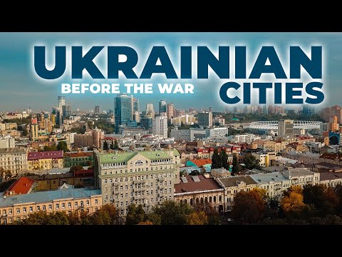 Ukrainian cities before the war | 4K  DRONE | Ukraine