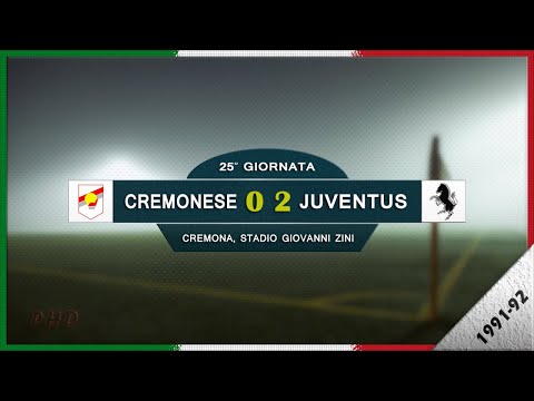 Serie A 1991-92, g25, Cremonese - Juventus