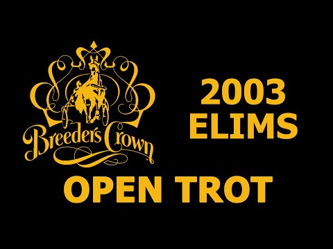 2003 Breeders Crown Elim - Fool's Goal - Open Trot