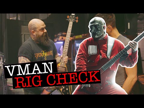 Alessandro Venturella (Vman) - Bass Rig Check - Slipknot