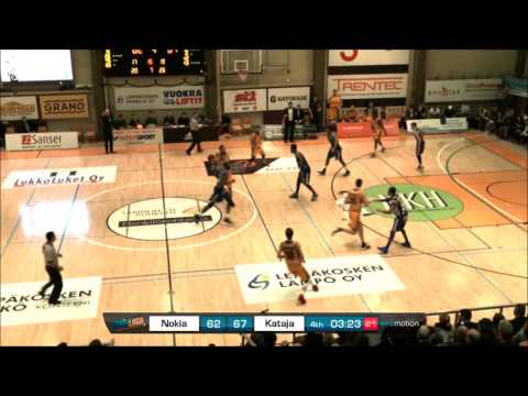 David Kravish two-handed dunk vs. Kataja Basket | Game 4