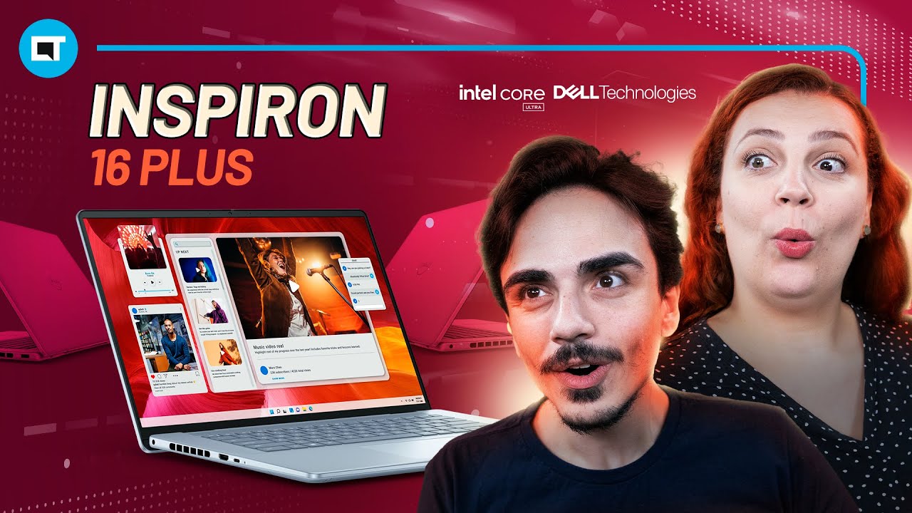 Inspiron 16 Plus com Intel®️ Core™️ Ultra 7: O AI PC Que Vai Além!