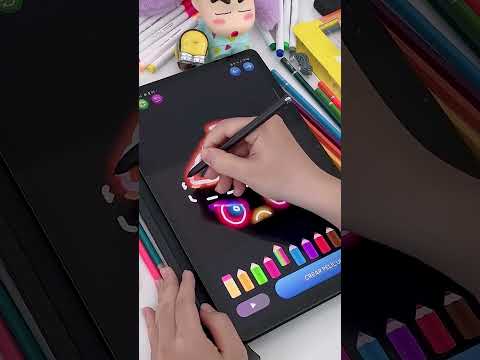 Magic Doodle Art Neon Draw