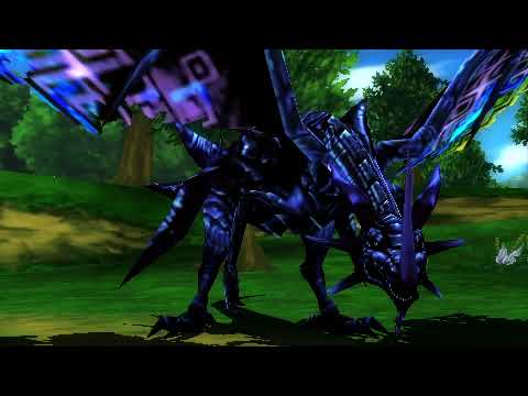 Brave story new traveler psp part 63 (Side quest) : Highlander mission 5: Boss fight 16 :Blue dragon