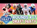 2024 NFL Draft LIVE Rounds 4-7  Reactions, Analysis, Fantasy Football Outlook and More!