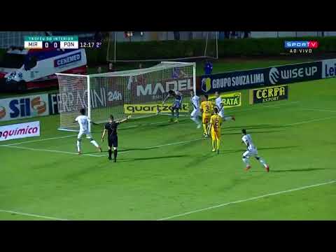 Gol do Marciel  Mirassol 0 x 1 Ponte Preta   Campeonato Paulista do Interior2018   by Sportv