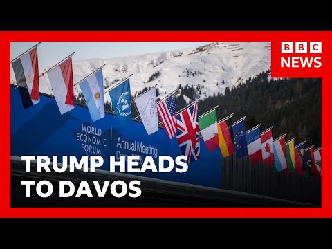 川普總統前往達沃斯，格陵蘭緊張局勢升溫！| BBC News (President Trump heads to Davos as Greenland tensions rise | BBC News)