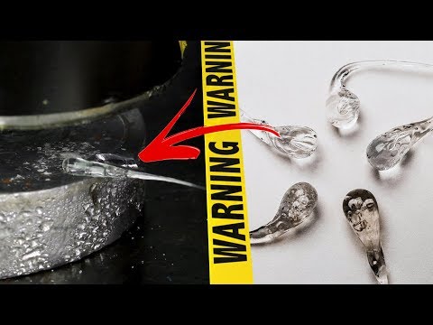 60 SECONDS Experiment - HYDRAULIC PRESS VS Drops of Prince Rupert | CRASH TEST