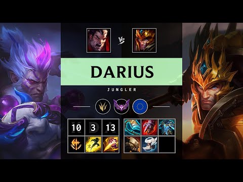 Darius Jungle vs Jarvan IV: Rampage - EUW Master Patch 14.24
