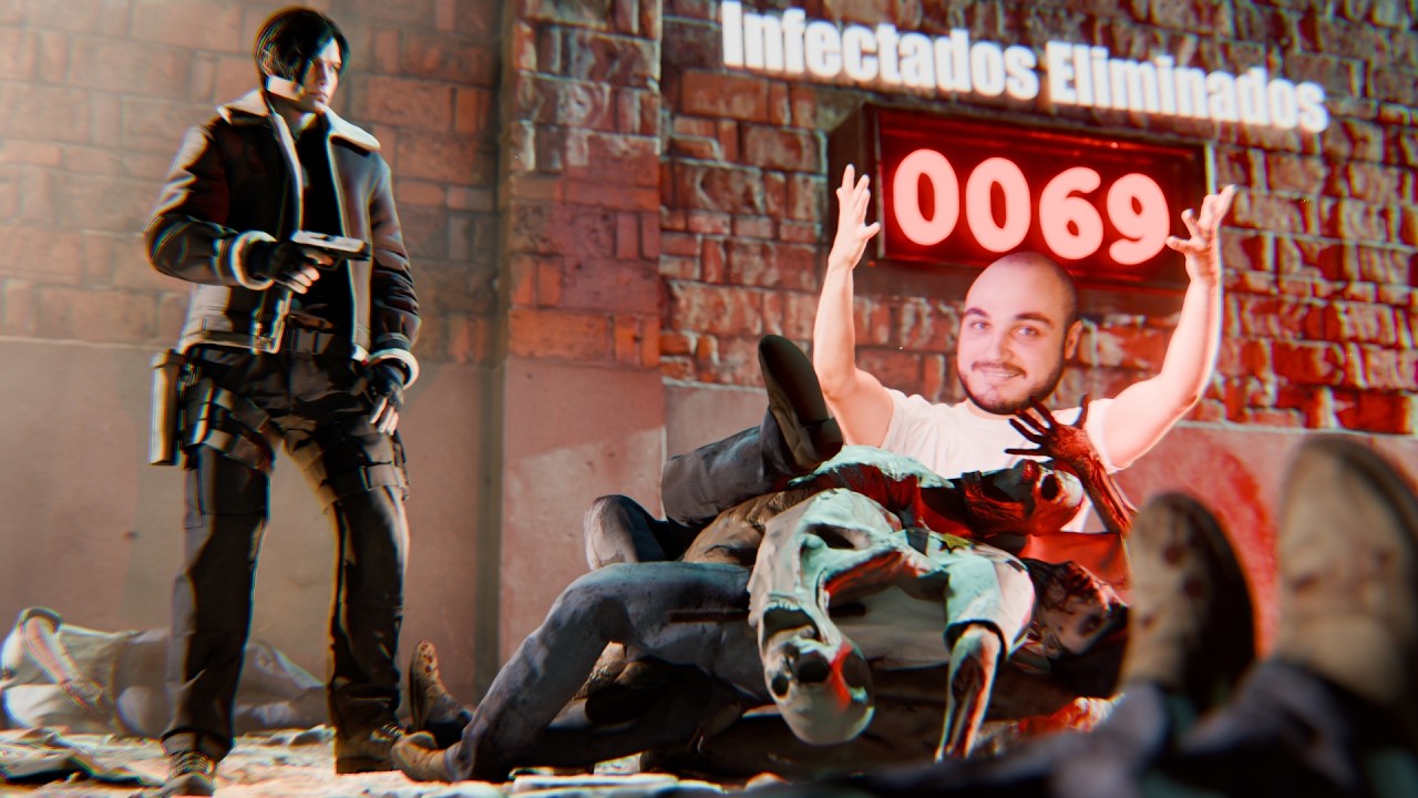É possível CONTAR quantos INFECTADOS Leon Kennedy MATOU?