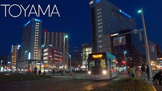 夜の富山駅周辺散歩/Around Toyama Station【4K HDR】