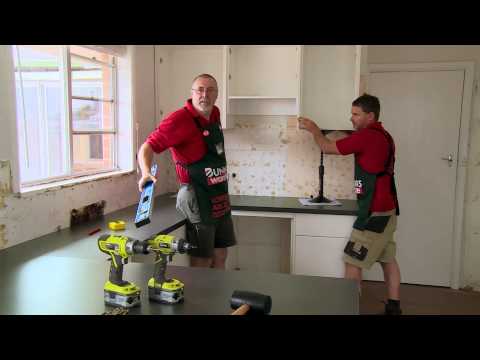 How To Install Kitchen Wall Cabinets - DIY At Bunnings