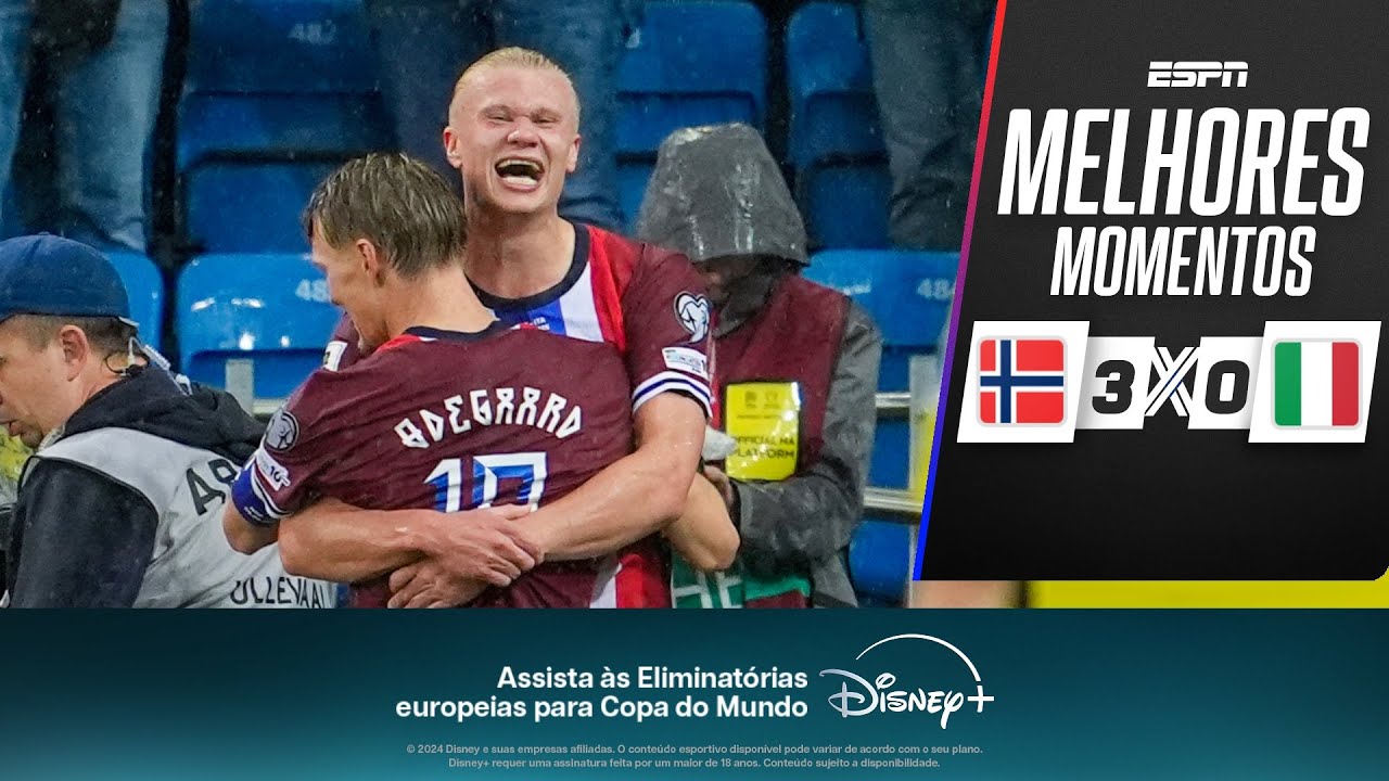 HAALAND faz GOLAÇO, e NORUEGA DESTRÓI ITÁLIA nas Eliminatórias Europeias | Melhores momentos