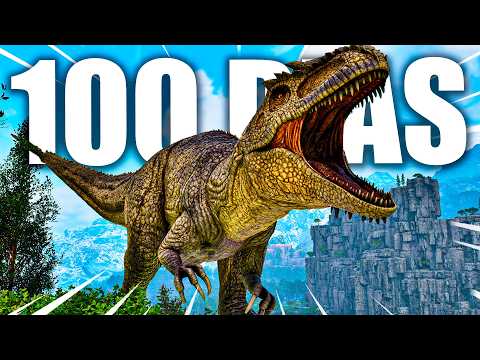 ¡SOBREVIVÍ 100 DÍAS en ARK Survival Evolved con 3 VIDAS en VALGUERO!