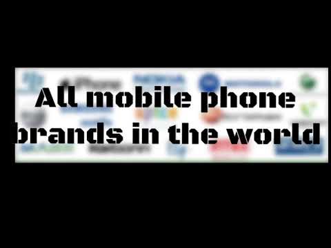 All mobile phone brand logos in the world