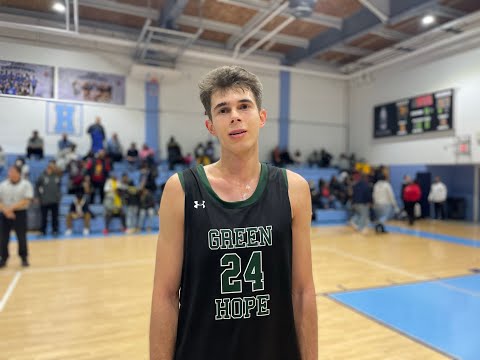 '23 Green Hope High Forward Bence Koloszar Highlights vs. JF Webb