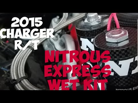 Charger RT Nitrous Express wet kit install/setup