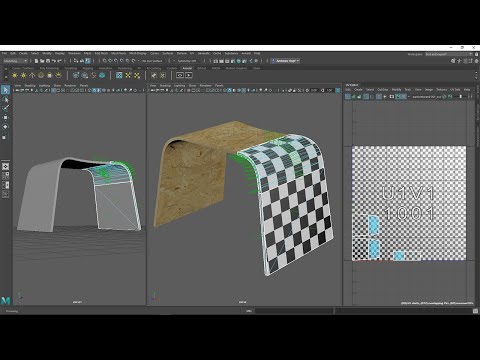 Alias Maya tutorial - UV unwrapping basics